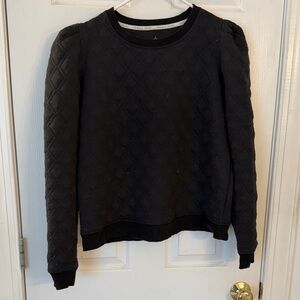 Tnuck Sport Black Quilted Women's Sweatshirt